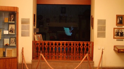 Holographic installation in the museum 