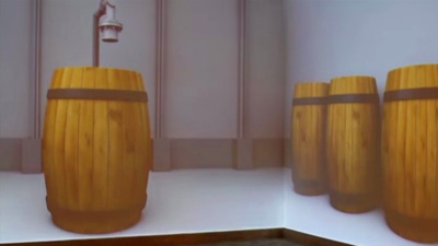3 side projection system. "Ararat" brandy company museum